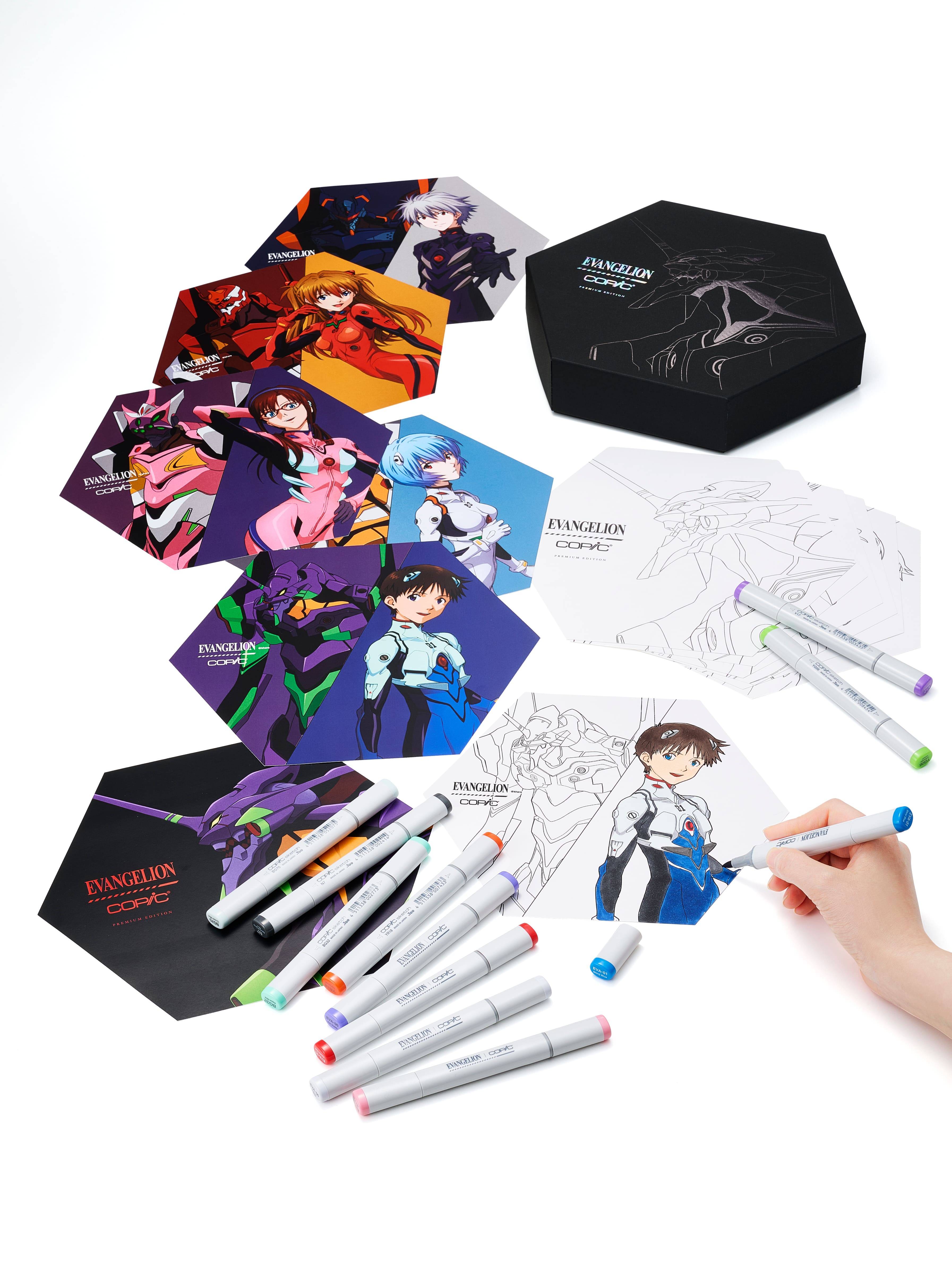 EVANGELION x COPIC: EVA Premium Color Set - Illustration Markers