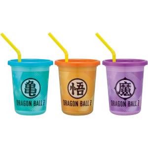 Dragon Ball Z: Tumbler with Straw (320ml) (Set of 3) [Skater]