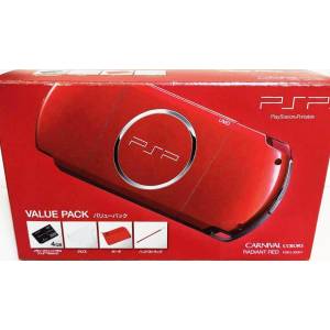 PSP 3000 Radiant Red Value Pack (PSPJ-30001) [Used Good Condition]