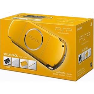 PSP 3000 Bright Yellow Value Pack (PSPJ-30003) [Used Good Condition]