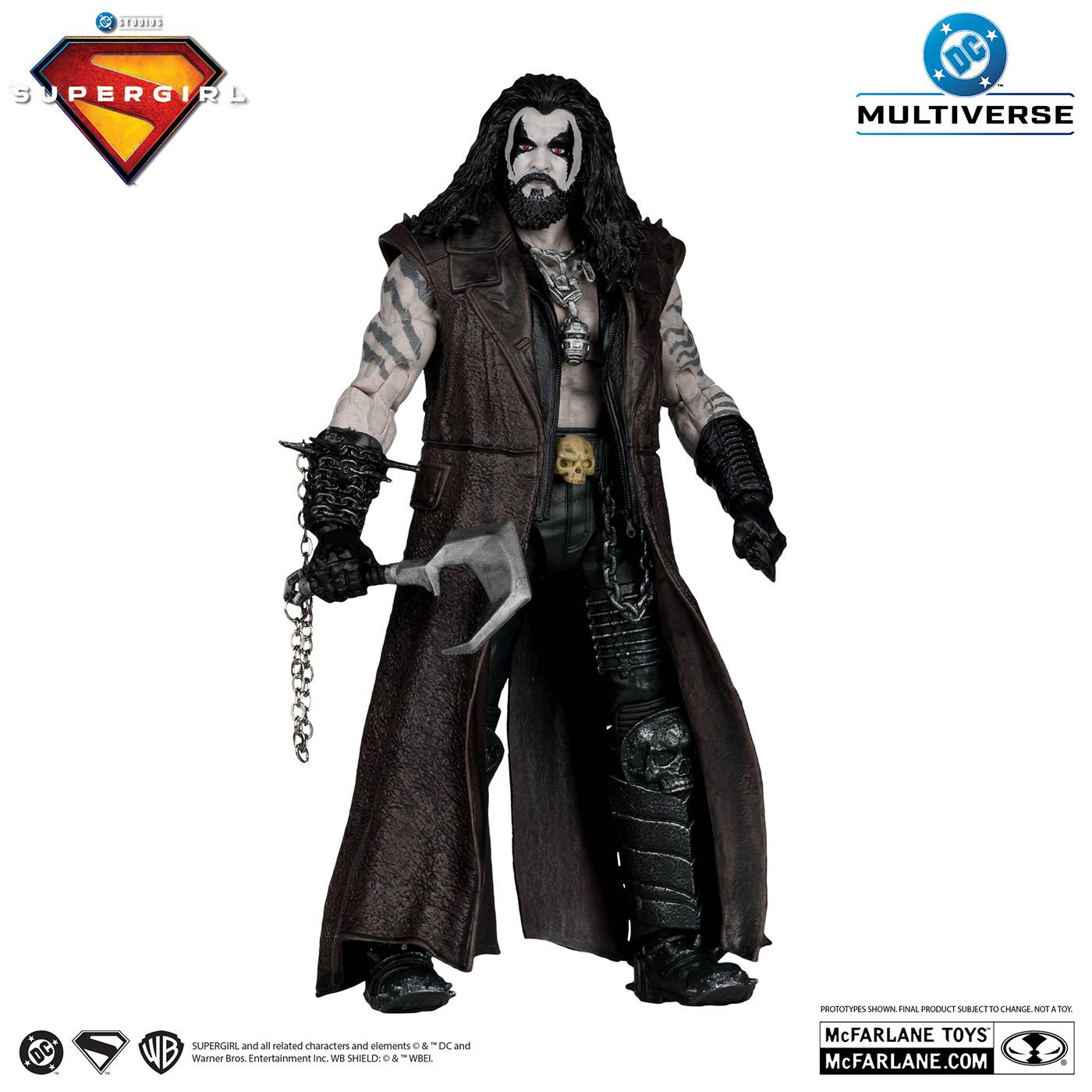 Supergirl 2026: Lobo 1/10 - DC Multiverse 7-inch Action Figure