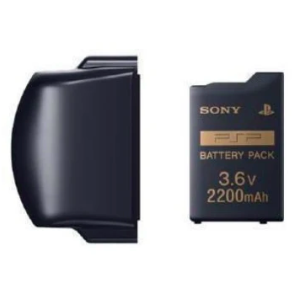 Battery Pack 3.6V 2200mAh + Battery Cover PSP 3000 (Piano Black) [Occasion / Loose]