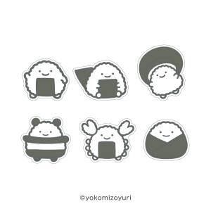 Nandemo Ikimono: Nori Onigiri Eraser Collection (12 Packs Box) [Ensky]