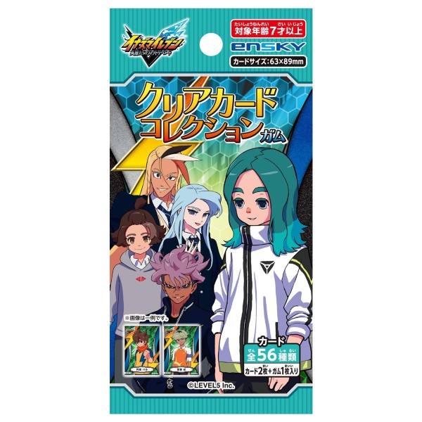 Inazuma Eleven Victory Road: Clear Card & Gum (18 Packs Box) [Ensky]
