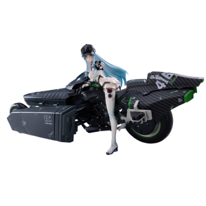 Girls' Frontline 2 Exilium: Klukai & Motorbike Set 1/12 - Speed Star Ver. [Nuclear Gold Reconstruction / AniMester]