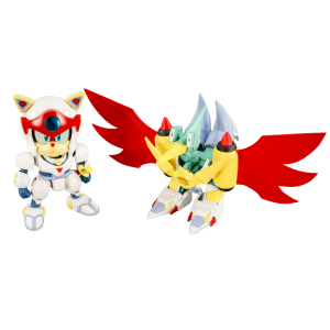 Samurai Pizza Cats: Speedy Cerviche & Goonie Bird - Plastic Model [Bellfine]