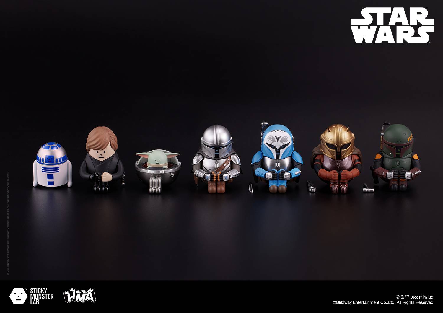 SF・ファンタジー・ホラー BLITZWAY JAPAN SML MINI-FIGURE STARWARS Star Wars The Mandalorian: SML Mini Figure Blind Box Collection