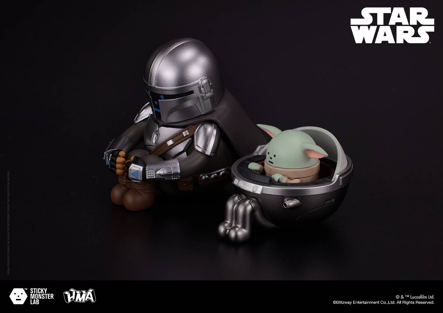 Star Wars The Mandalorian: SML Mini Figure Blind Box Collection