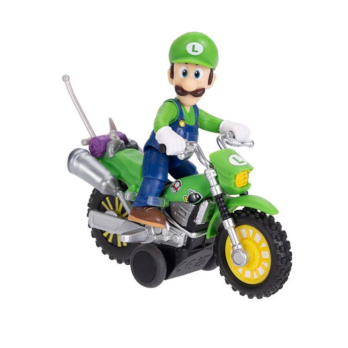Super Mario: Luigi Pull Back Car Toy - The Super Mario Galaxy Movie (TSM2-22) [SAN-EI]