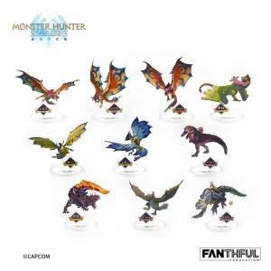 Monster Hunter Stories 3 Twisted Reflection: Monsties Acrylic Stand Collection (10 Packs Box) [Fanthful]