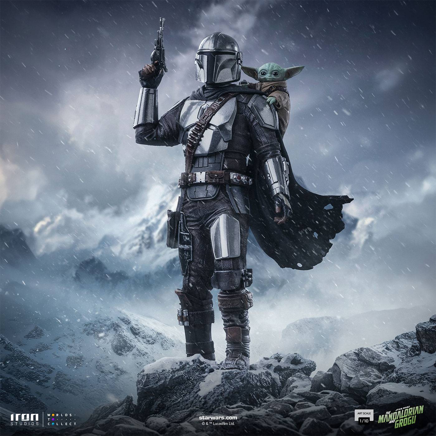 Star Wars: Mandalorian & Grogu 1/10 - Art Scale [Iron Studios