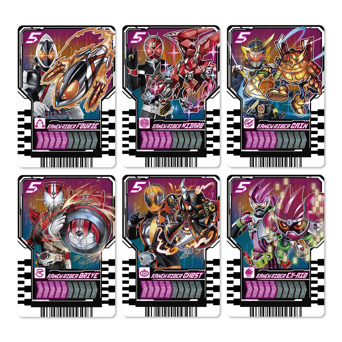 Kamen Rider Gotchard: Ride Chemy Legend Rider - Memorial Card Set