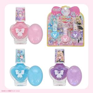 Star Detective Pretty Cure: Kids Cosmetics Series - Peel-Off Nail Polish Set (Color A) [SHOBIDO]