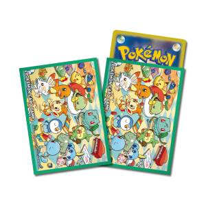 Pokémon Card Game: Playroom Deck Shield - 64 Sleeves (Green) (Limited Edition) [The Pokémon Company]