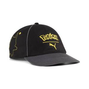 Pokémon PUMA: Pikachu Cap - Black-Strong Gray [The Pokémon Company]