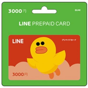 LINE: 3,000 Yen Gift Card [LINE]