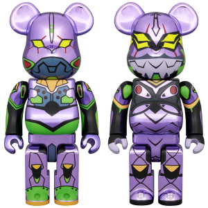 BE@RBRICK / BEARBRICK: Rebuild of Evangelion - EVA UNIT-01 & EVA UNIT-13 100% (Set of 2) [Medicom Toy]