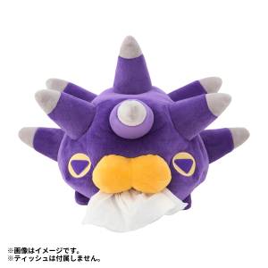 Pokémon Mogu Mogu Watching!: Pincurchin Plush Tissue Case (Limited Edition) [The Pokémon Company]