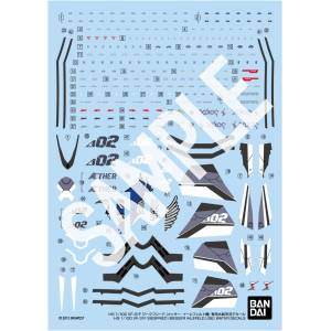 HG 1/100: Macross Delta - Messer Ihlefeld Custom VF-31F Siegfried Decal Set [Bandai Spirits]