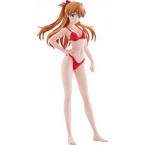 POP UP PARADE: Rebuild of Evangelion - Asuka Shikinami Langley (Beach Queens Bikini Swimsuit Ver. L Size) [Good Smile Company]