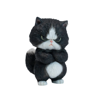Animal Statue Series: Angry Cat A (Do Not Enter) [JXK Studio