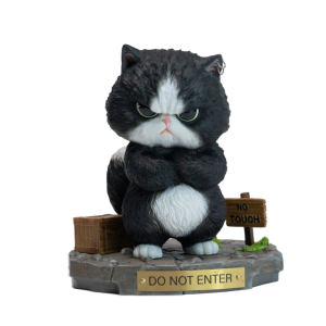 Animal Statue Series: Angry Cat A (Do Not Enter) [JXK Studio