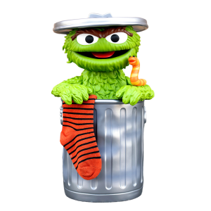 Sesame Street: Oscar the Grouch - Super-Sized Soft Vinyl Figure [Super 7]