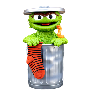 Sesame Street: Oscar the Grouch - Super-Sized Soft Vinyl Figure [Super 7]