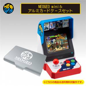 Neo Geo Mini & Aluminum Card Case Limited Set [SNK - Brand new]