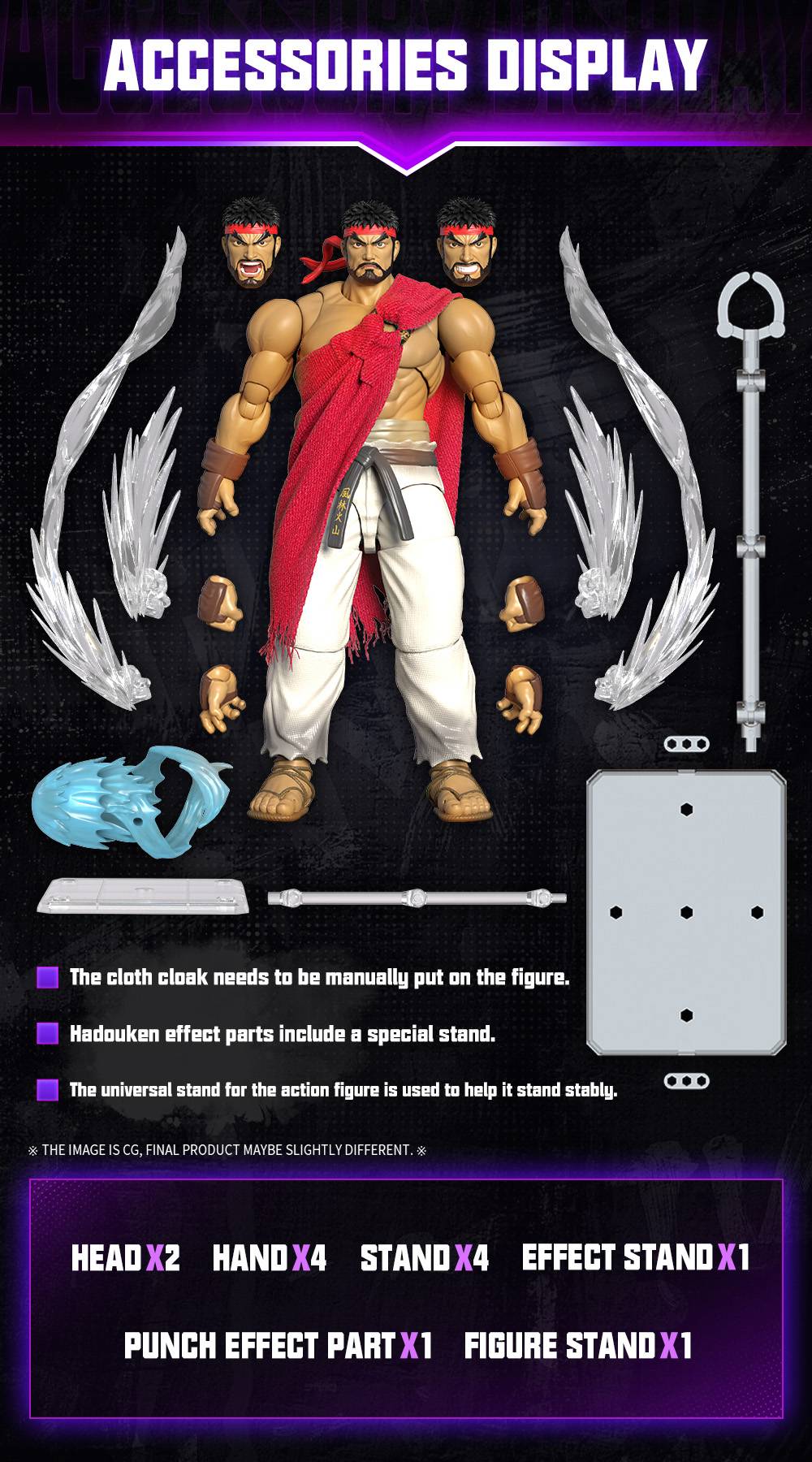 Street Fighter 6: Ryu 1/12 - FigLite [52Toys] - Nin-Nin-Game.com