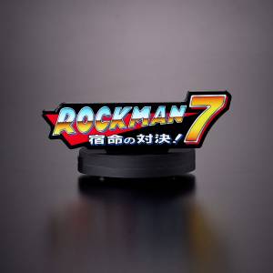 Mega Man: Rockman 7 Logo Display - Musical Acrylic Stand (Limited Edition) [Bandai]