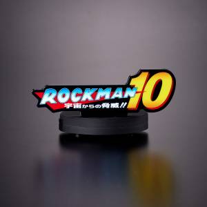 Mega Man: Rockman 10 Logo Display - Musical Acrylic Stand (Limited Edition) [Bandai]