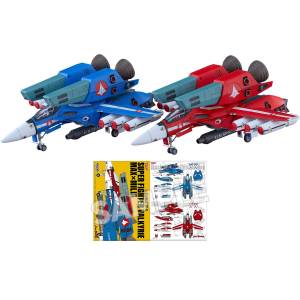 PLAMAX 1/72: Macross - VF-1J Fighter Valkyrie Super Pack Max & Milia (Plastic Model) (Set of 2) (Limited + Bonus) [Max Factory]