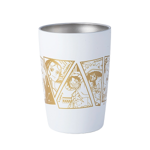 One Piece: Straw Hat Pirates - 2-Way Stainless Steel Tumbler (460ml) (Limited Edition) [Toei]