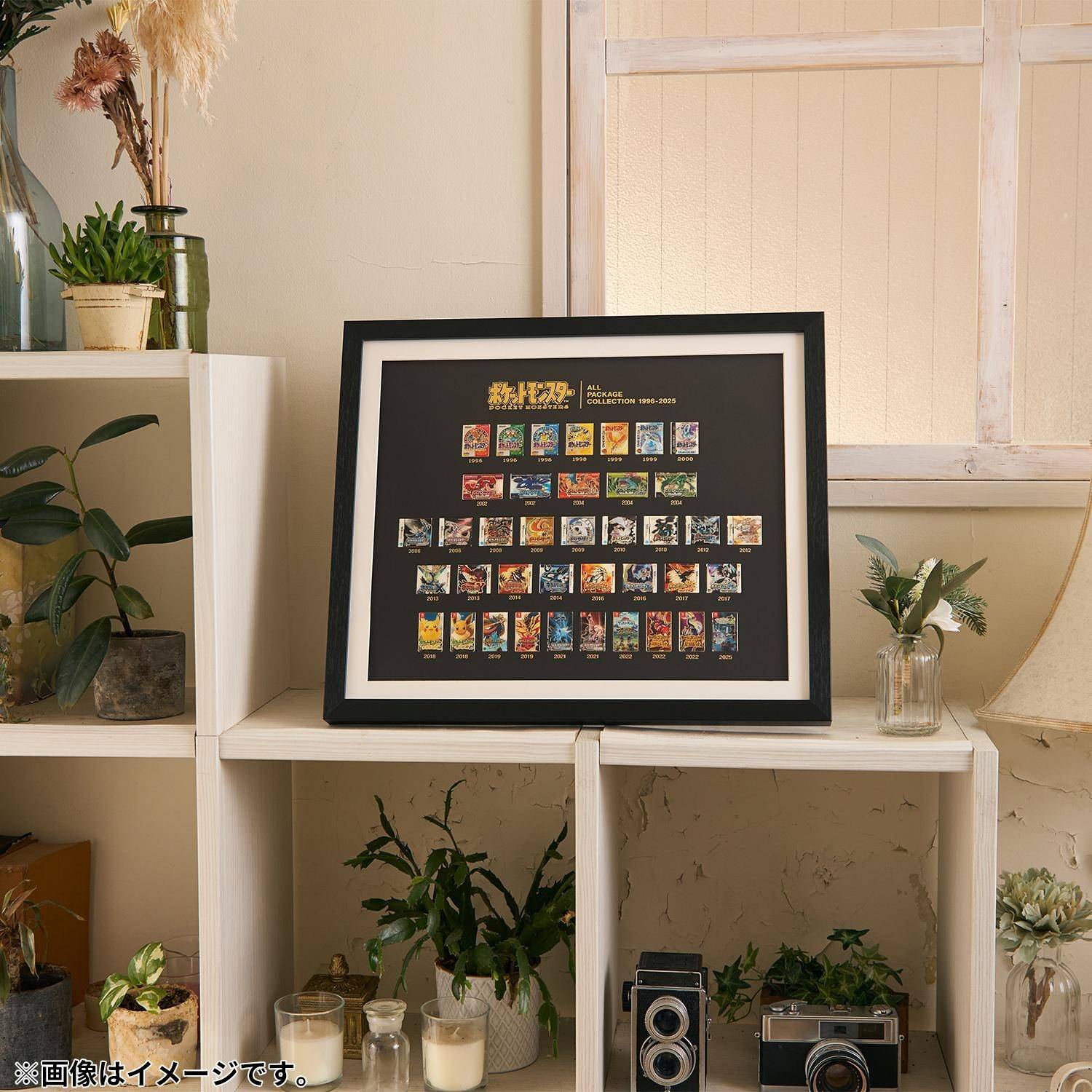 Pokémon: All Games Frame (1996-2025) - Package Pins Collection