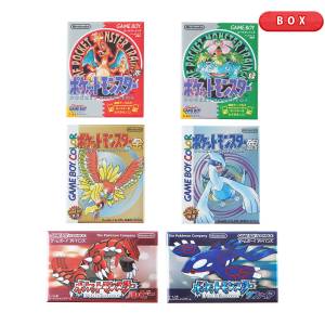 Pokémon: Game Package Magnet Collection 1996-2002 (Set of 6) (Limited Edition) [The Pokémon Company]