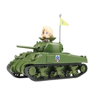 R/C Battle Senshado Series: Girls und Panzer - M4 Sherman 1/64 75mm Gun Type Saunders University High School [Platz]