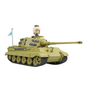 R/C Battle Senshado Series: Girls und Panzer - Tiger II 1/64 Kuromorimine Girls’ Academy [Platz]