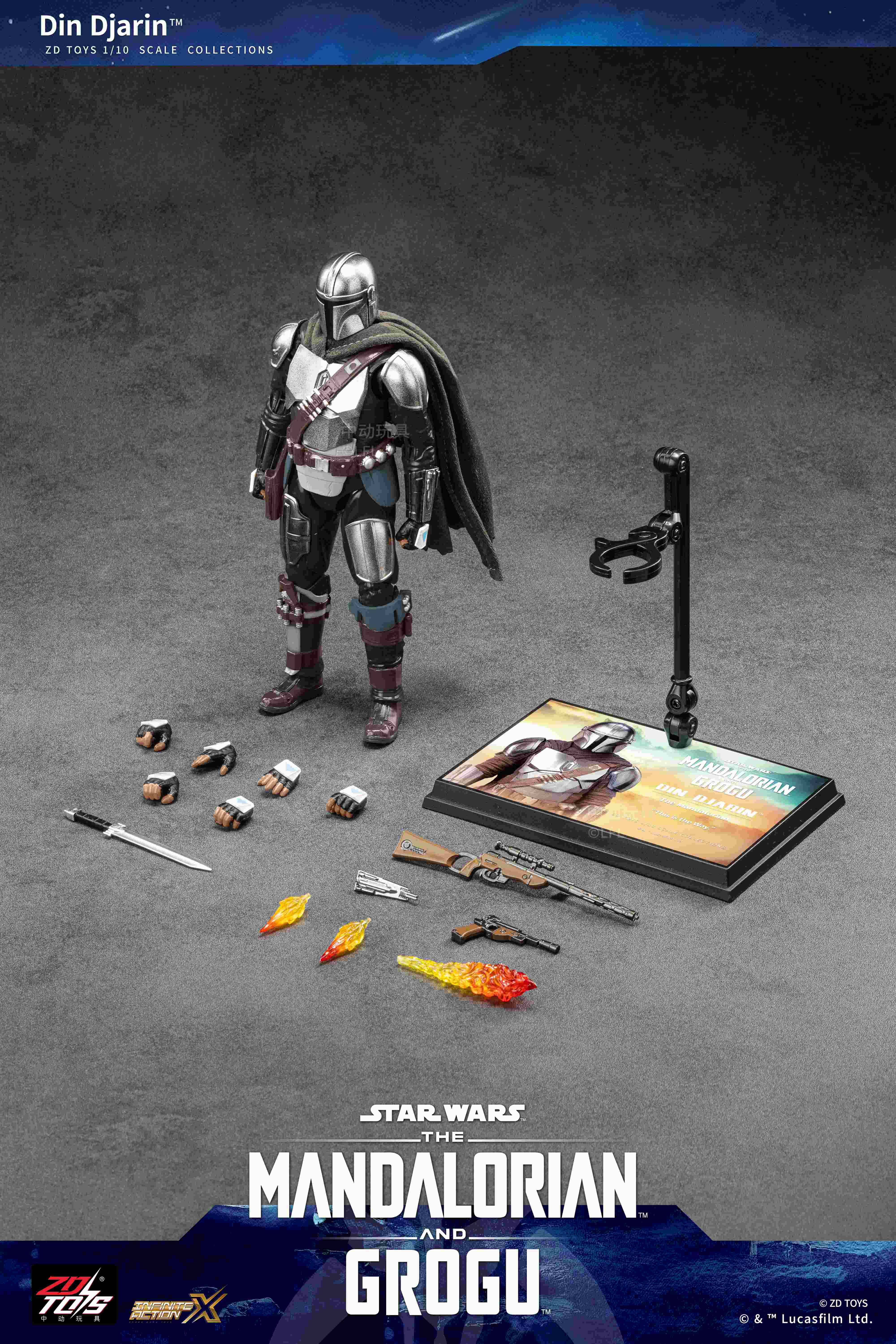 Star Wars: The Mandalorian 1/10 - Infinity Action X Series [ZD