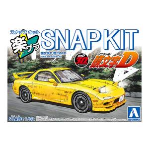 Initial D 1/32: Keisuke Takahashi’s FD RX-7 - Snap Kit Plastic Model [Aoshima]