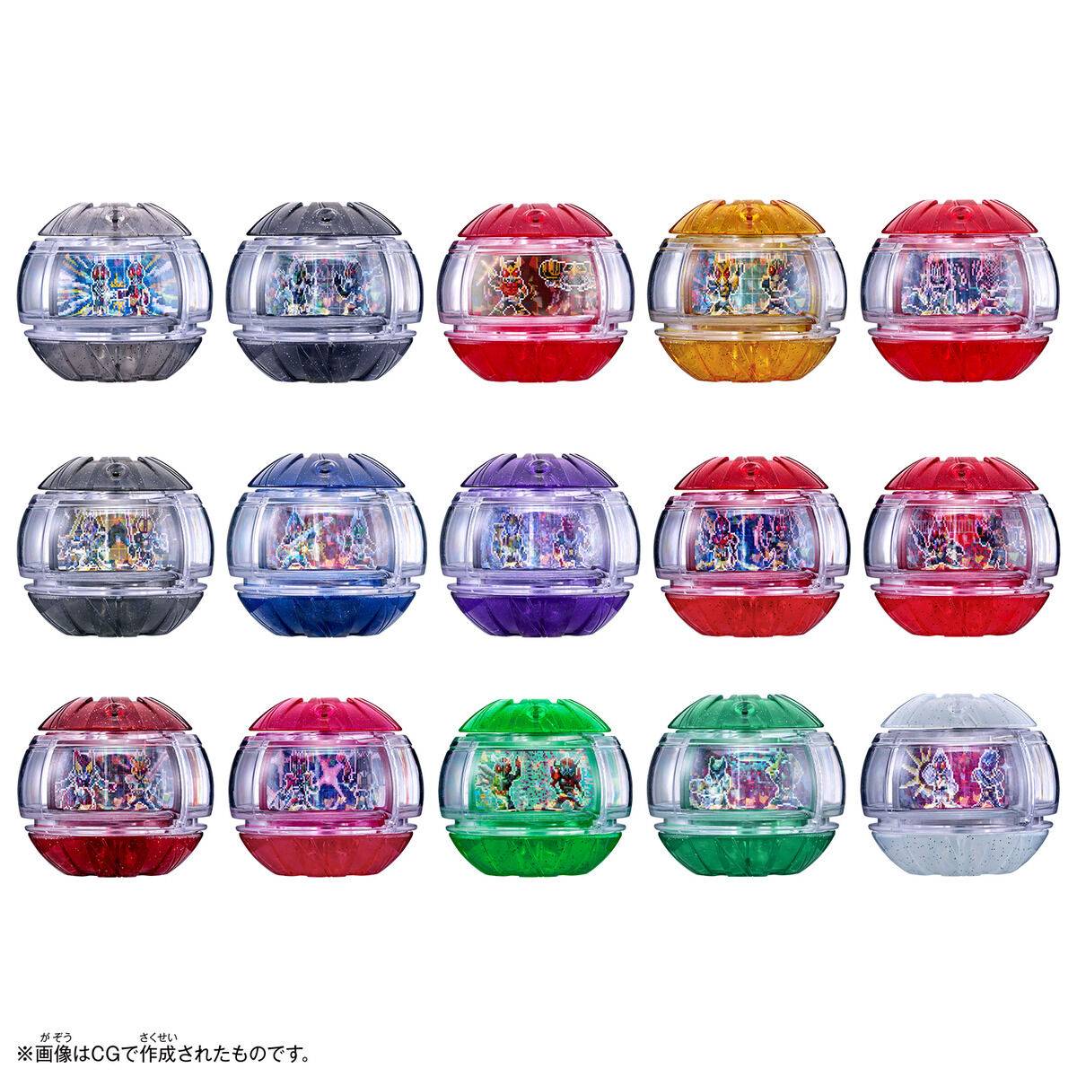 Kamen Rider: DX Legend Rider Capsem Random Box - Tag Rider Glitter Ver.01 (15packs Box) [B...