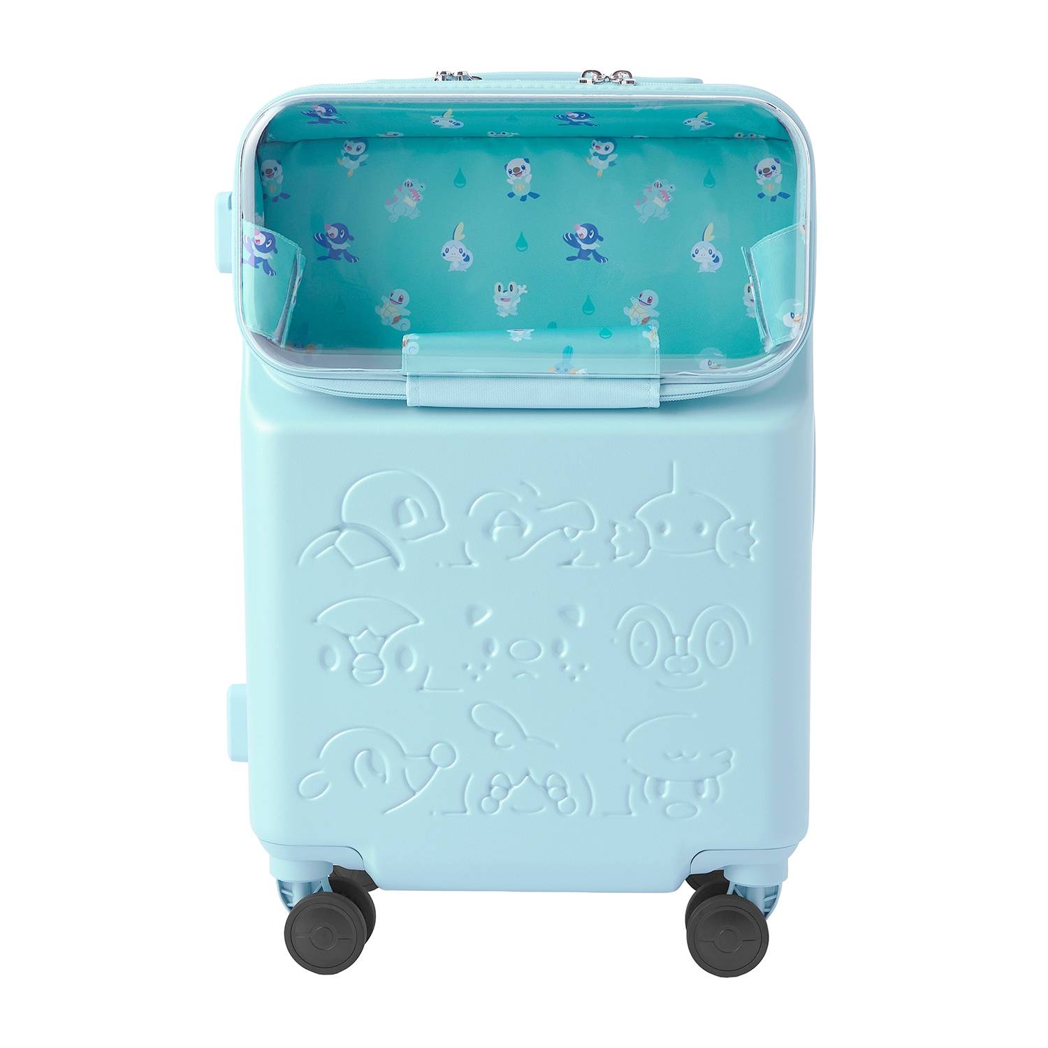 Pokémon: Front-Opening Carry-on Suitcase - Water Type Pokémon