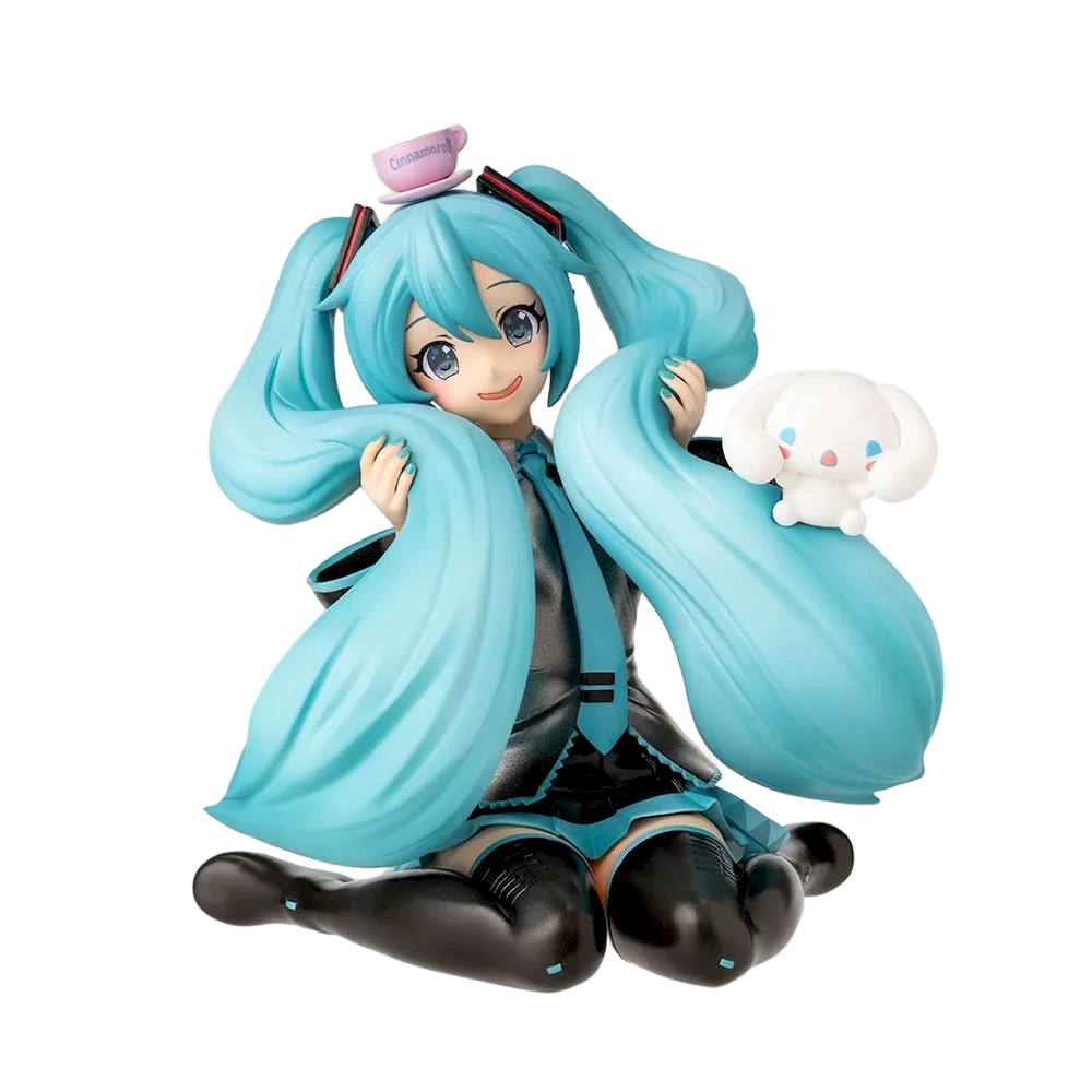 Hatsune Miku x Cinnamoroll: Fluffy Ver. Premium Chokonose Figure