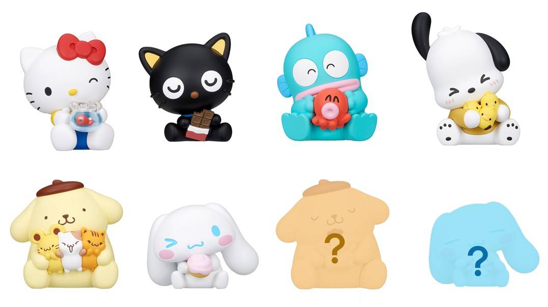 Sanrio Characters: Kata-Zun Hug PeriHapi! Blind Box (8 Pack Box