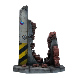 Diorama: Street Ruins Wall 1/12 [MMM Toys]