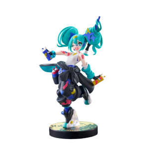 Hatsune Miku: Paint Girl (Alternate Color) Ver. Muchuuto Figure (2nd Hand) [FuRyu]