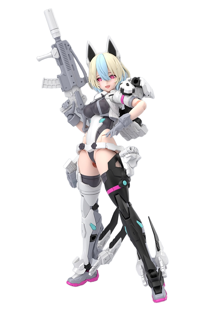 Megami Device Garm Ripper Avalanche - tampilan belakang dengan decal