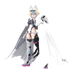 M.S.G Dress-Up Parts: Side Mantle White Ver. (Plastic Model) [Kotobukiya]