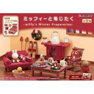 Miffy: Miffy's Winter Preparations (8 Pack Box) [Re-Ment]