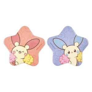 Pokémon Poképeace: Plusle & Minun - Star-Shaped Badge (Set of 2) [The Pokémon Company]